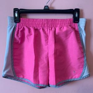 Pink athletic shorts